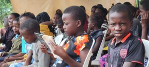 Ugandan Child read Bible